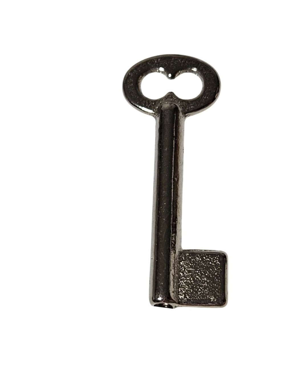 Vintage Skeleton Key Charm Pendant Silver Tone Gothic Jewelry Accessory DIY